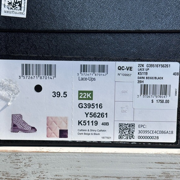 Chanel Women's Quilted Leather Boots - Black and Taupe - Picture 8 of 10